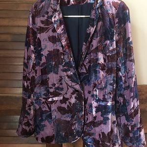 Floral blazer